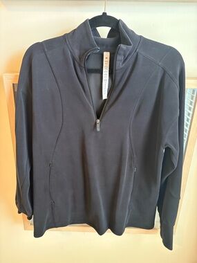lululemon athletica Black Quarter Zip Pullover